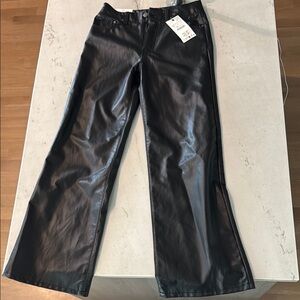 Zara Black Straight Leg Pants